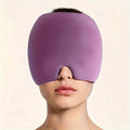 Migraine Headache Relief Cap Gel Ice Head Wrap Hot and Cold Therapy Headache Eyes Mask Sinus Puffy Eyes Tension Stress Relief